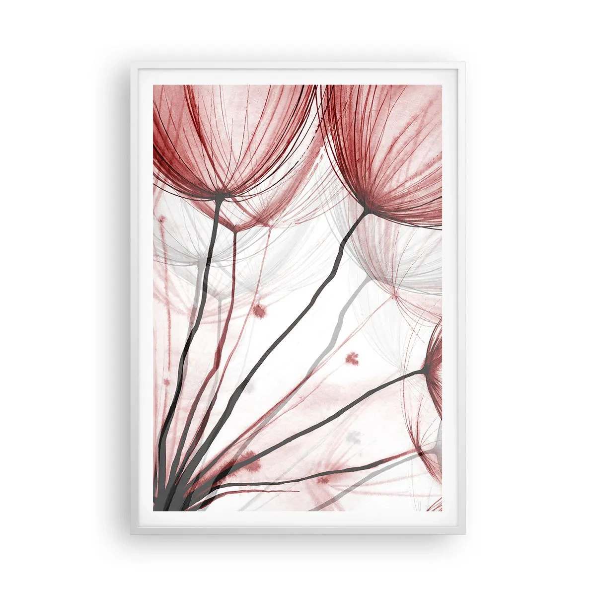 Poster in cornice bianca - Prima del decollo - 70x100 cm