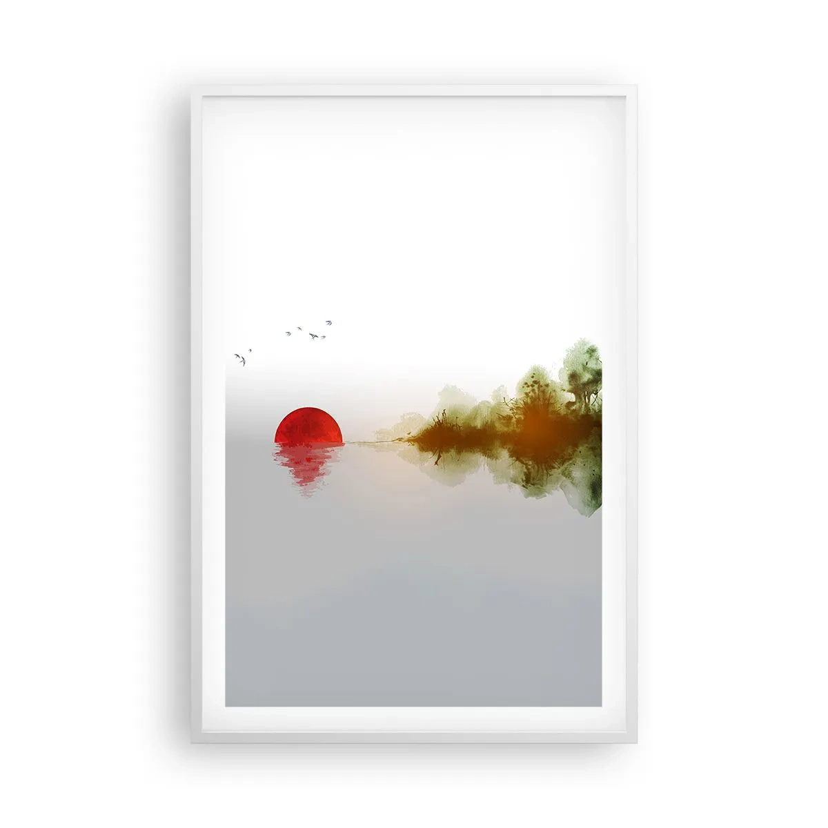 Poster in cornice bianca - Promessa di pace - 61x91 cm