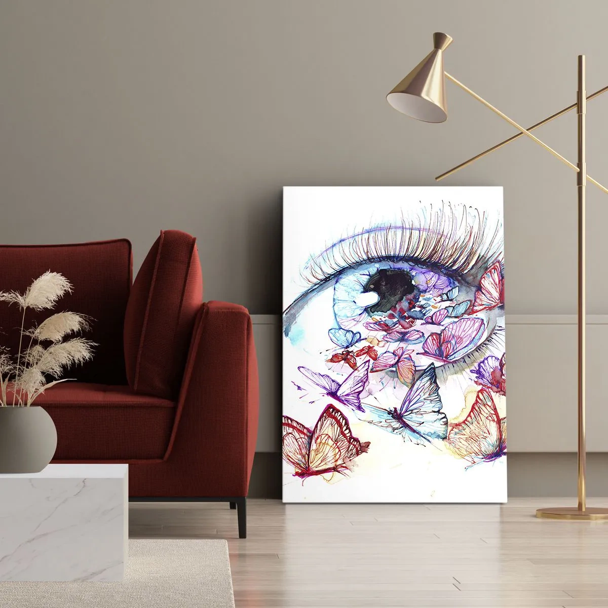 Quadro su tela - Stampe su Tela - Occhio incantato - 45x80 cm