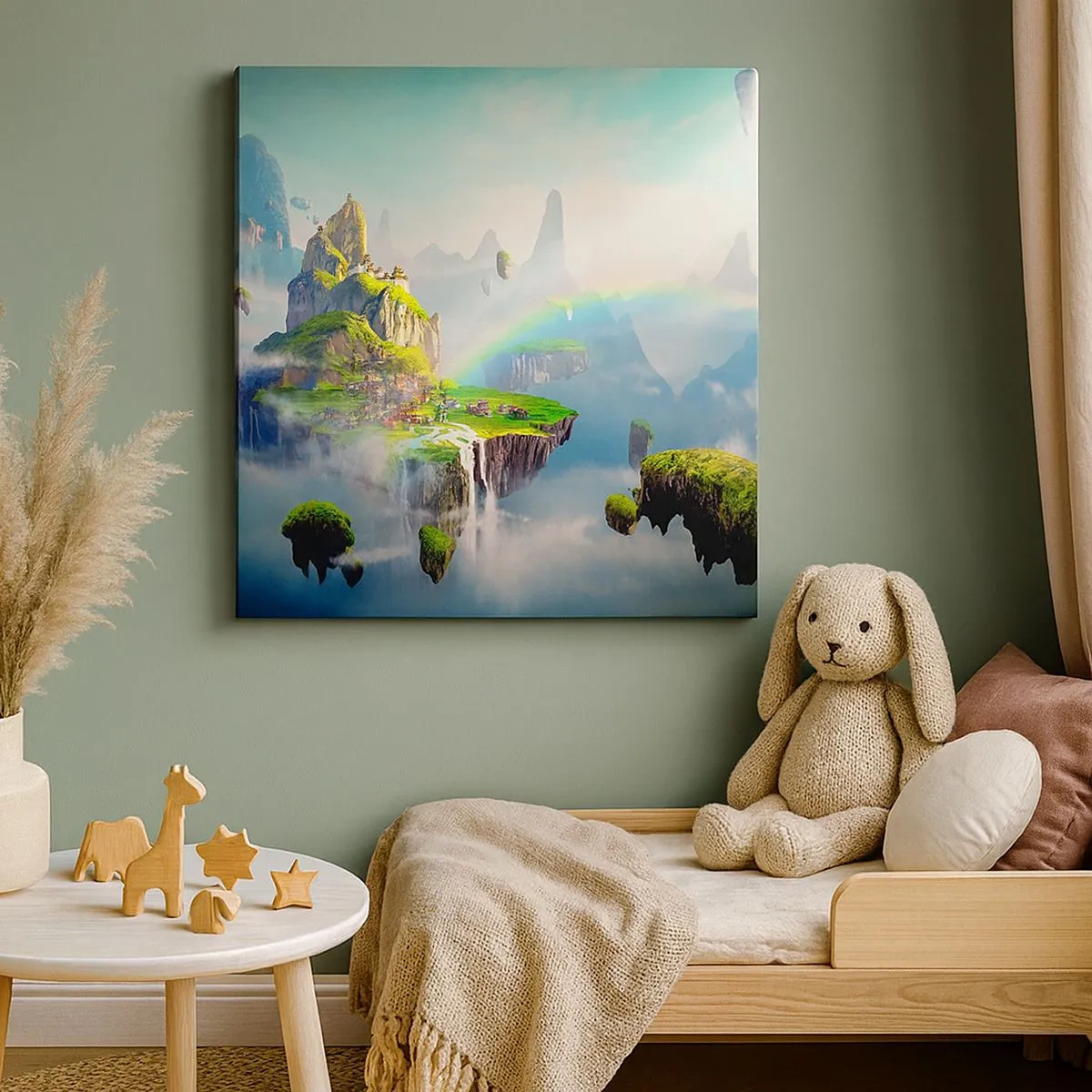 Quadro su tela - Stampe su Tela - In mezzo al cielo: isole fortunate - 30x30 cm