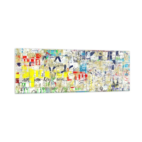 Quadro su vetro - Semplicemente bello da vedere - 90x30 cm