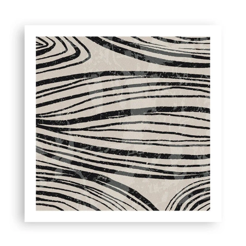 Poster - Una palude di linee - 60x60 cm