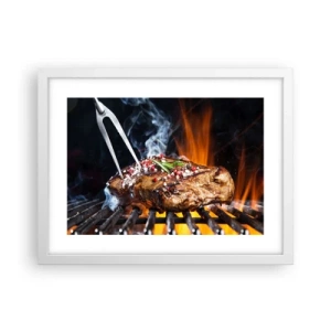 Poster in cornice bianca - Succosa e profumata - 40x30 cm