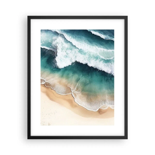 Poster in cornice nera - L'eterno incontro - 40x50 cm