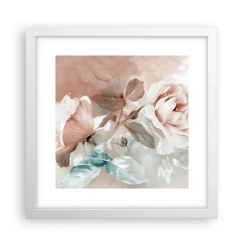 Poster in cornice bianca - Lo spirito del romanticismo - 30x30 cm