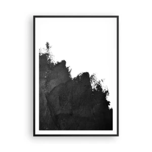 Poster in cornice nera - Gli elementi: la terra - 70x100 cm