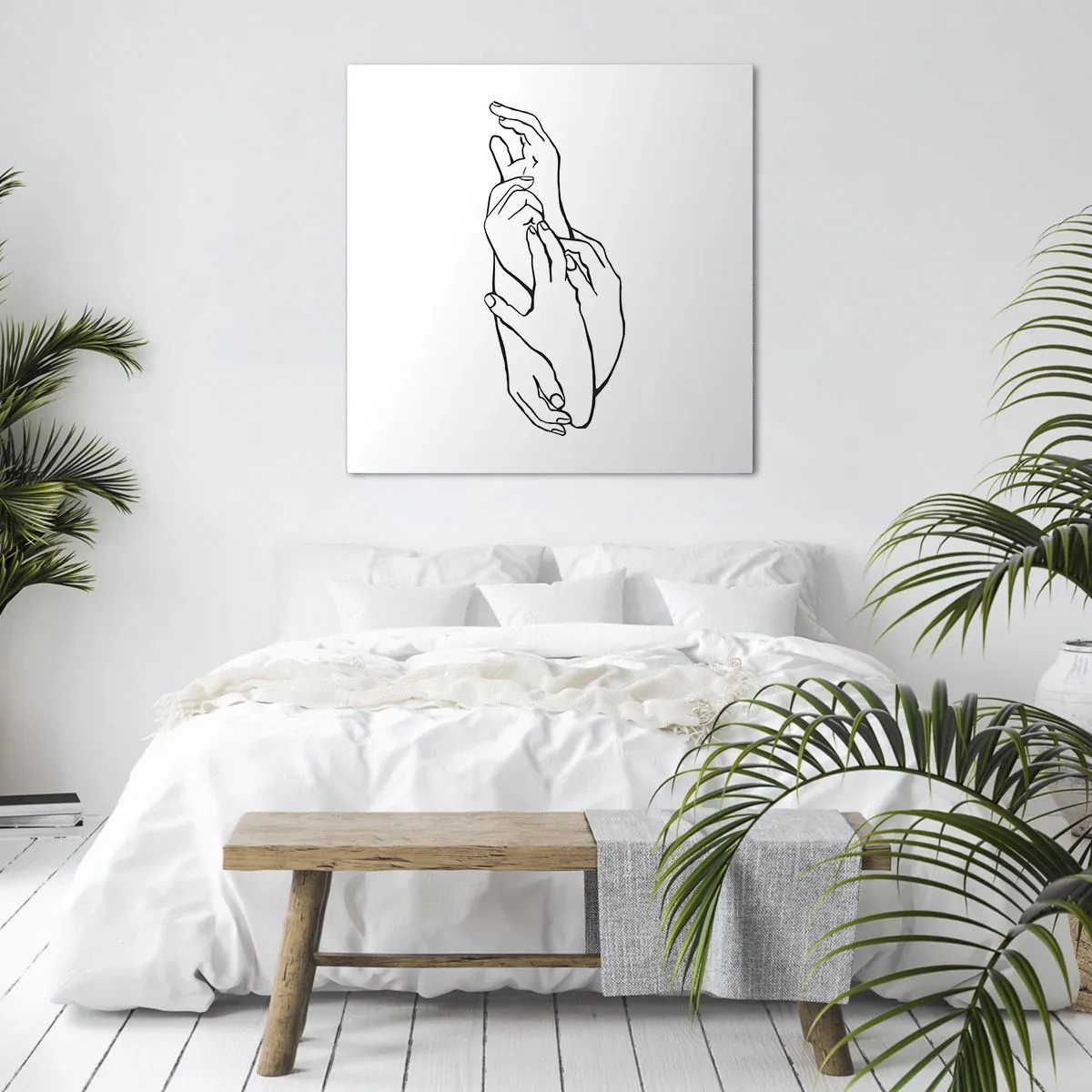 Quadro su tela - Stampe su Tela - Il tocco buono - 60x60 cm