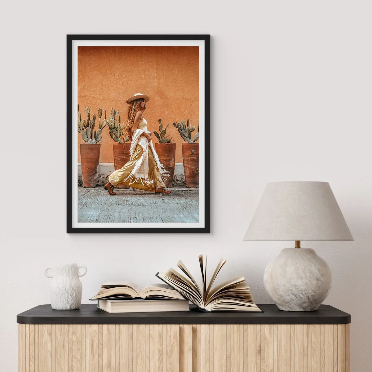 Poster in cornice nera - In stile hippy - 61x91 cm