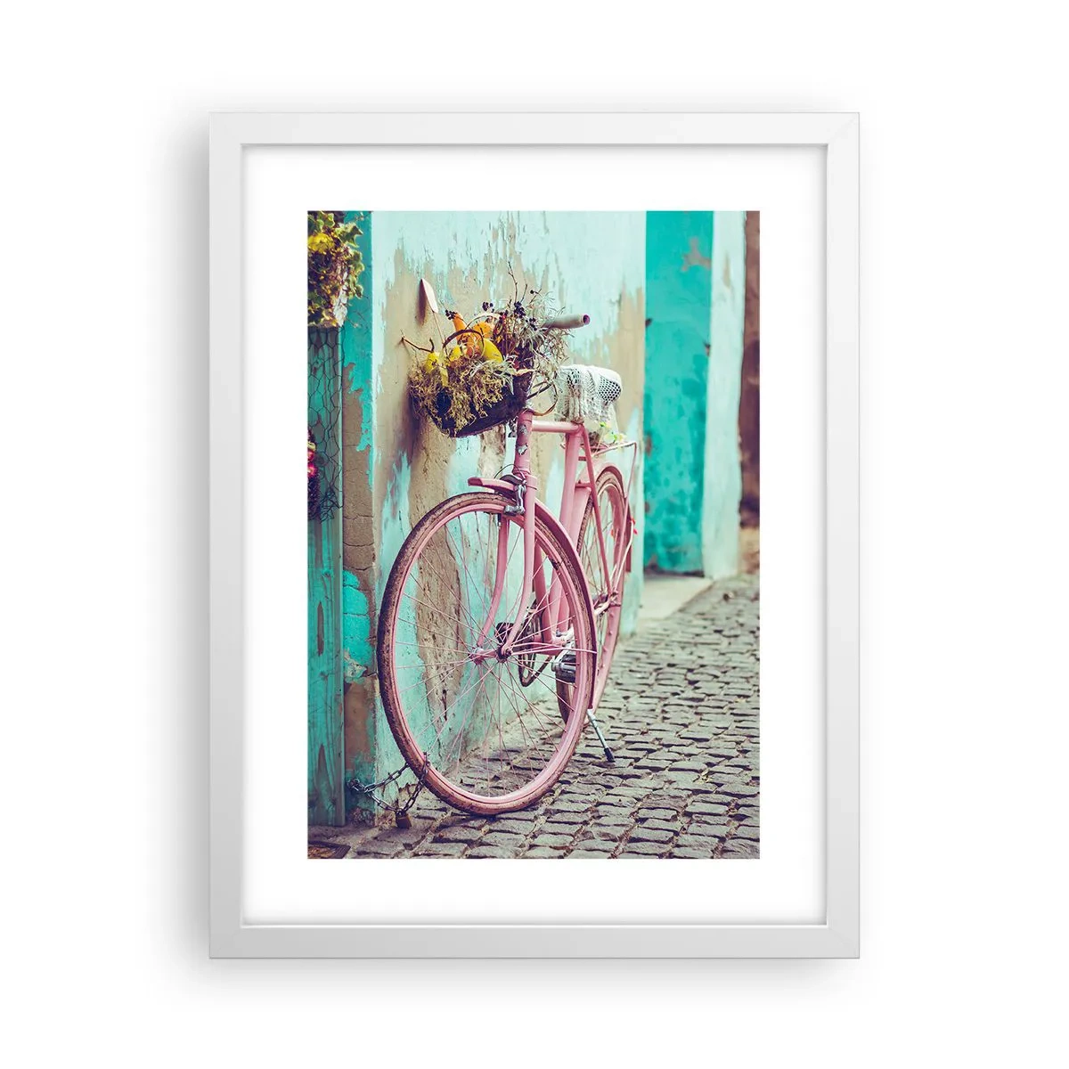 Poster in cornice bianca - Torno subito - 30x40 cm