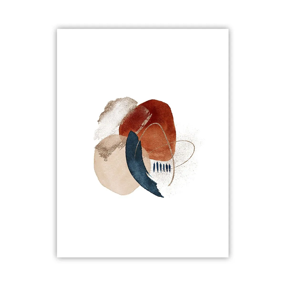 Poster - Composizione ovale - 30x40 cm
