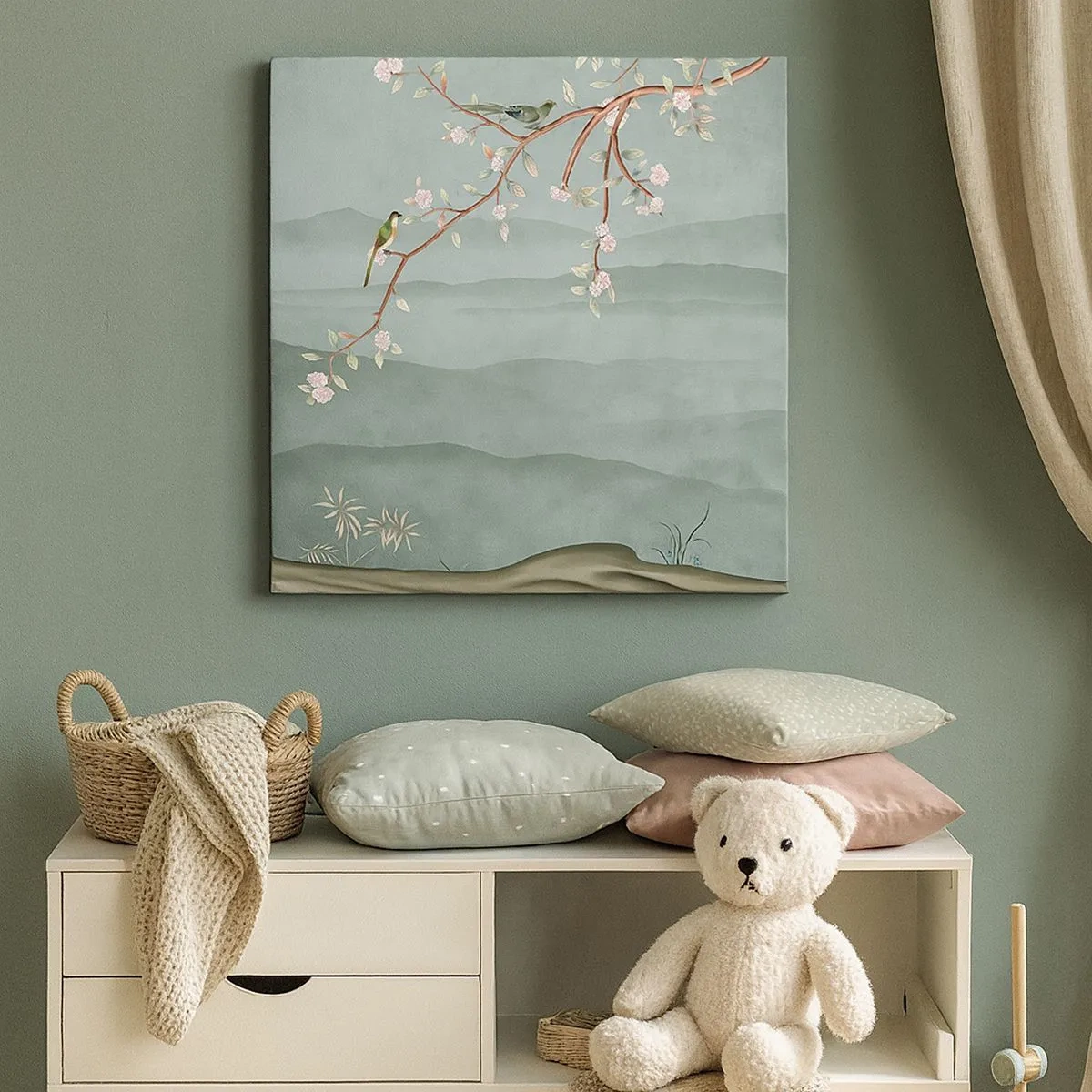 Quadro su tela - Stampe su Tela - Eccoti primavera - 30x30 cm