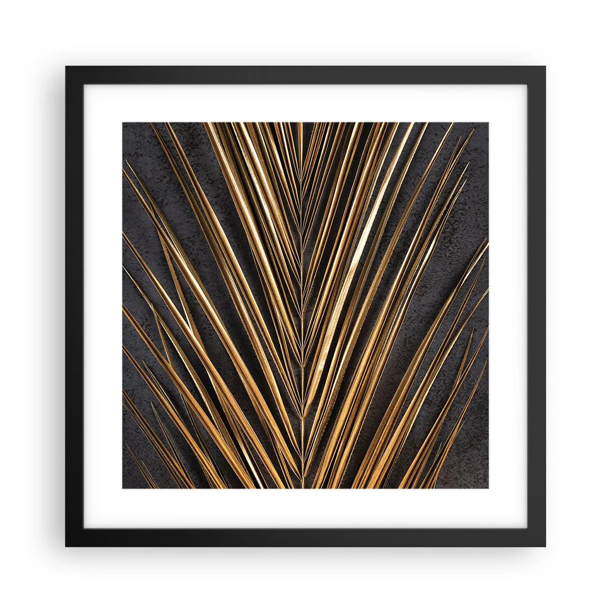 Poster in cornice nera - L'oro dei tropici - 40x40 cm