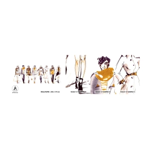 Campione di Fotomurale Adesivo Deluxe Sticker - Chic naturale, eleganza casual - Donna, Modello, Moda - 100x30 cm