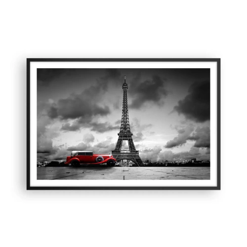 Poster in cornice nera - Non molto tempo fa a Parigi - 91x61 cm