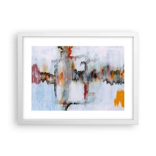 Poster in cornice bianca - Scritto sull'acqua - 40x30 cm