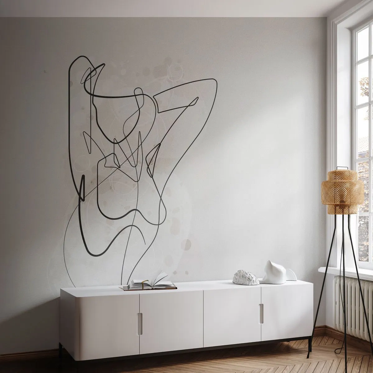 Fotomurali Premium Sand - L'arte della seduzione - Donna, Grafica, Pezzo - 350x256 cm