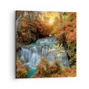 Quadro su tela - Stampe su Tela - Il tesoro nascosto nel bosco - 70x70 cm