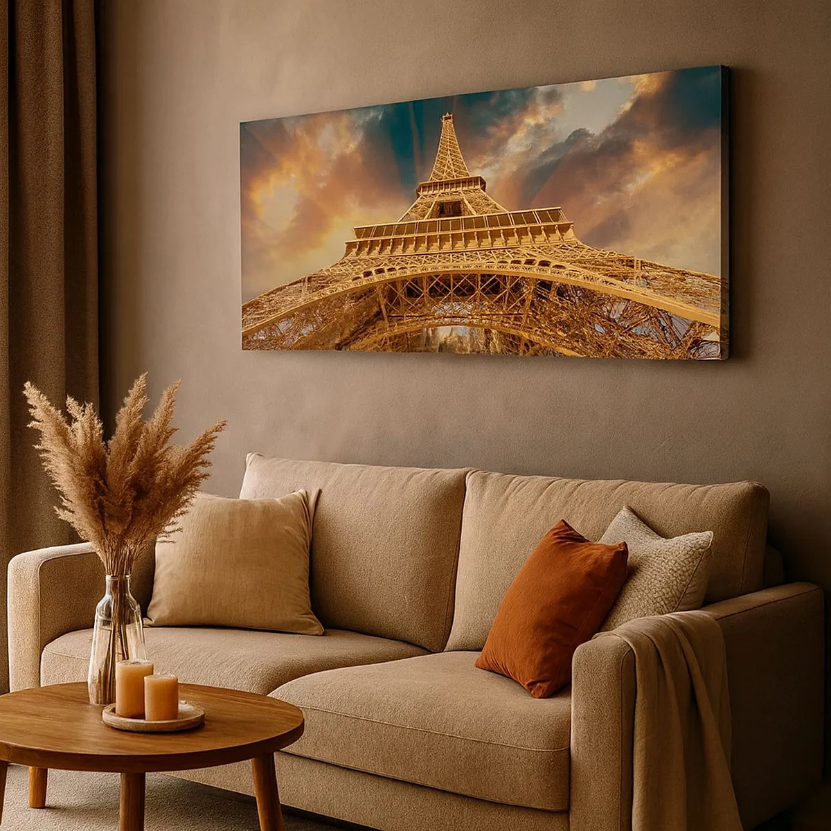 Quadro su tela - Stampe su Tela - Come gli uomini hanno raggiunto il cielo - 100x40 cm