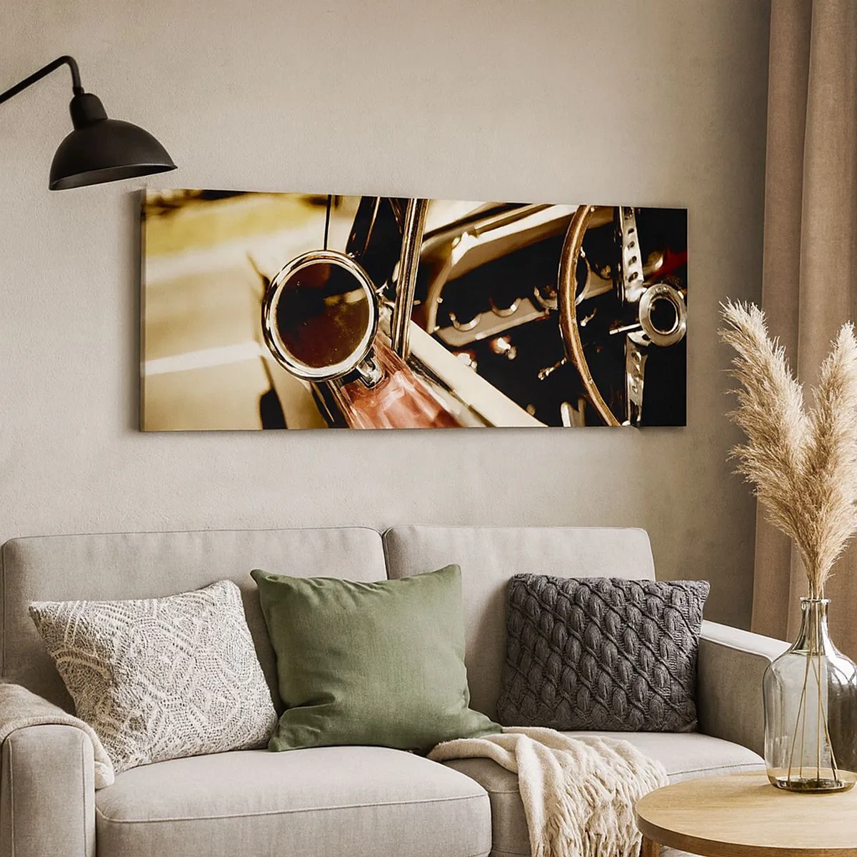 Quadro su tela - Stampe su Tela - Auto con un'anima - 100x40 cm