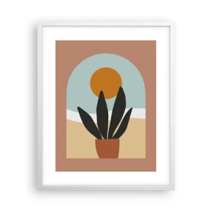 Poster in cornice bianca - Piccole gioie - 40x50 cm