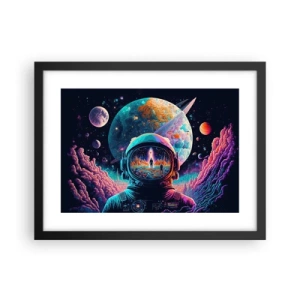 Poster in cornice nera - I filosofi non l'avevano pensato - 40x30 cm