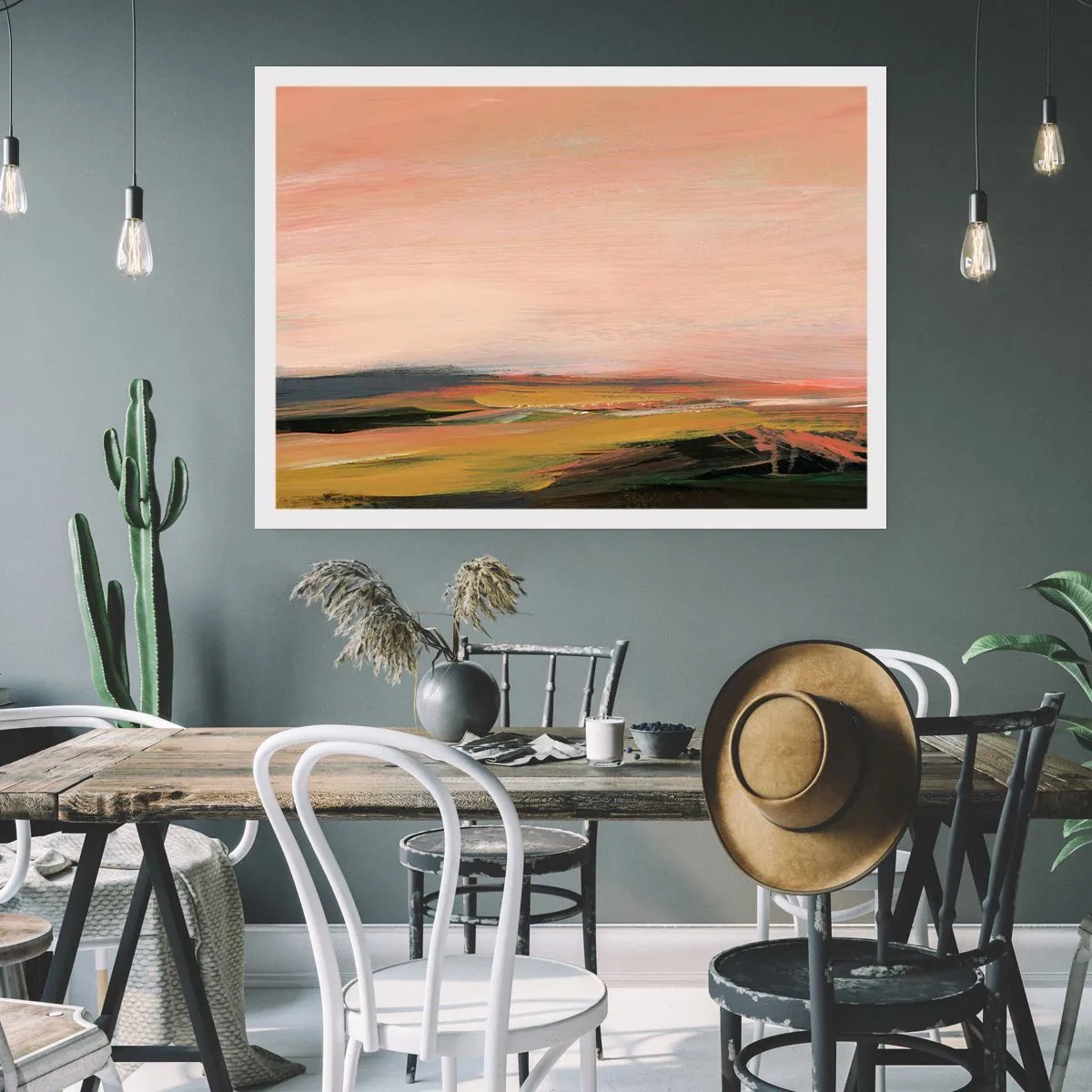 Poster - In tonalità di rosa - 91x61 cm