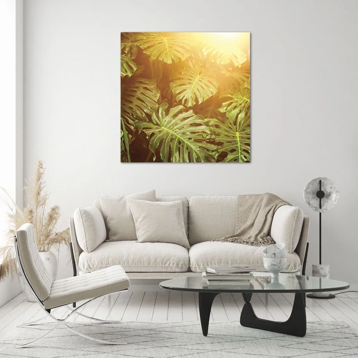 Quadro su vetro - Entrando nel verde... - 30x30 cm
