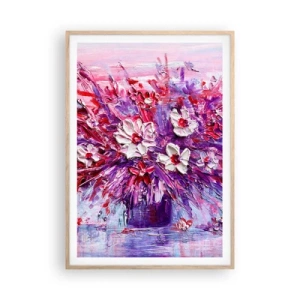 Poster in cornice rovere chiaro - Innocenza e passione - 70x100 cm