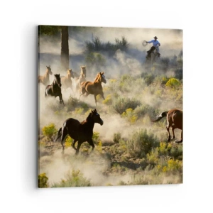 Quadro su tela - Stampe su Tela - Rivalità: libertà o forza mascolina? - 70x70 cm