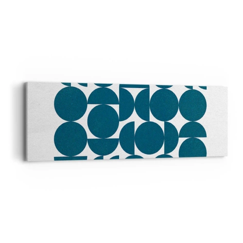 Quadro su tela - Stampe su Tela - Cerchi e semicerchi - 90x30 cm