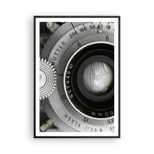 Poster in cornice nera - Racconto su Hollywood - 70x100 cm