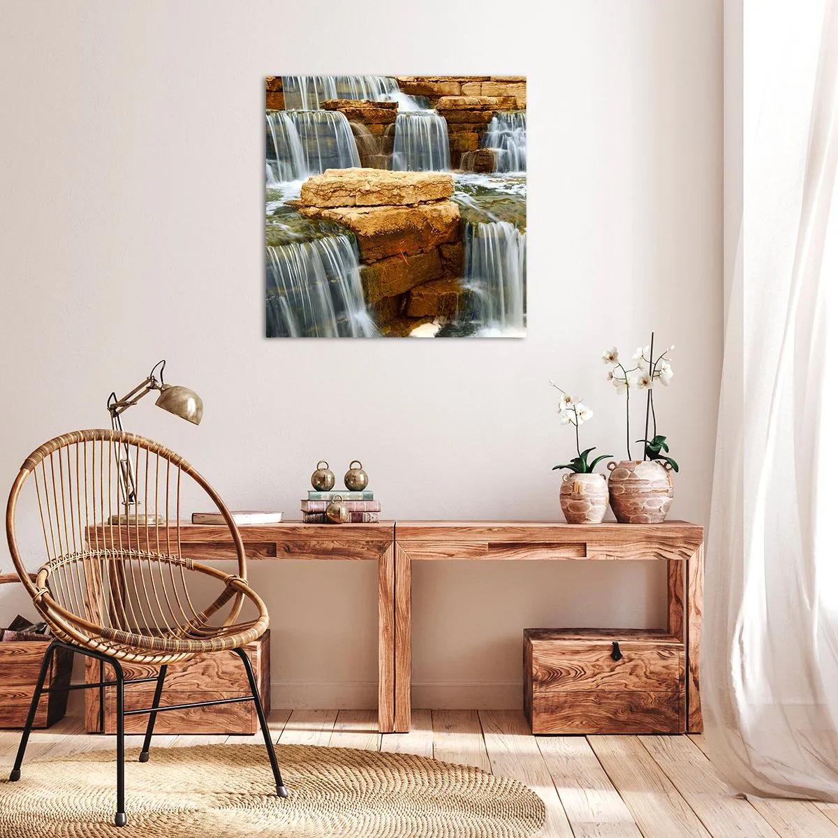 Quadro su tela - Stampe su Tela - La scala verso il cielo - 70x70 cm