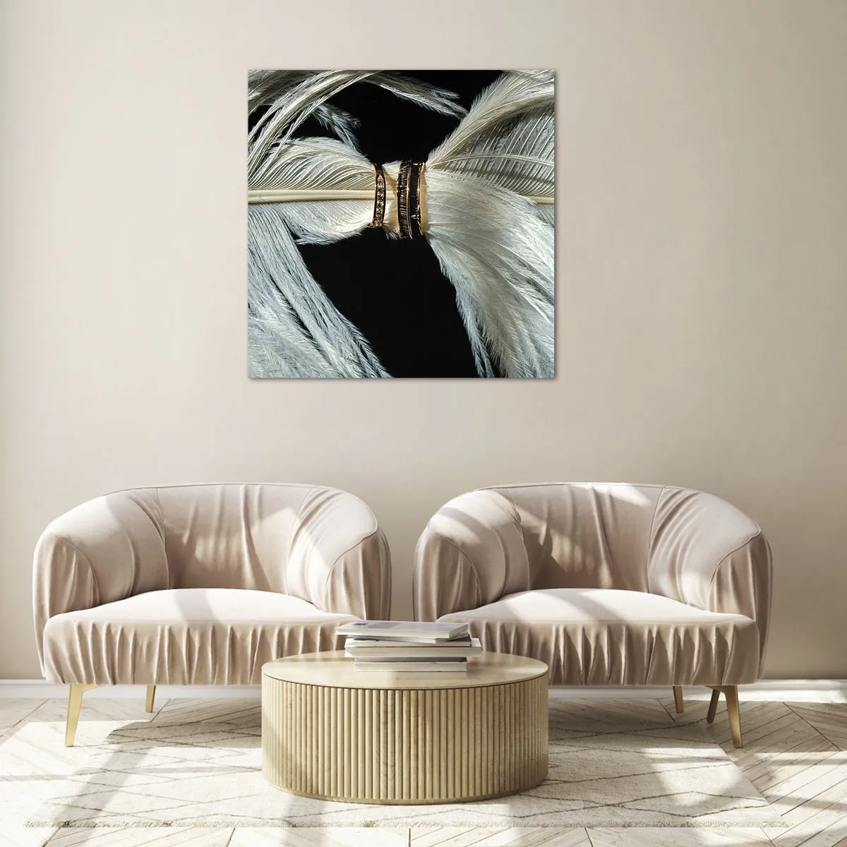 Quadro su vetro - ...e non ti lascerò... - 50x50 cm