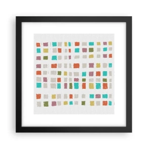 Poster in cornice nera - Un gioco sconosciuto - 30x30 cm