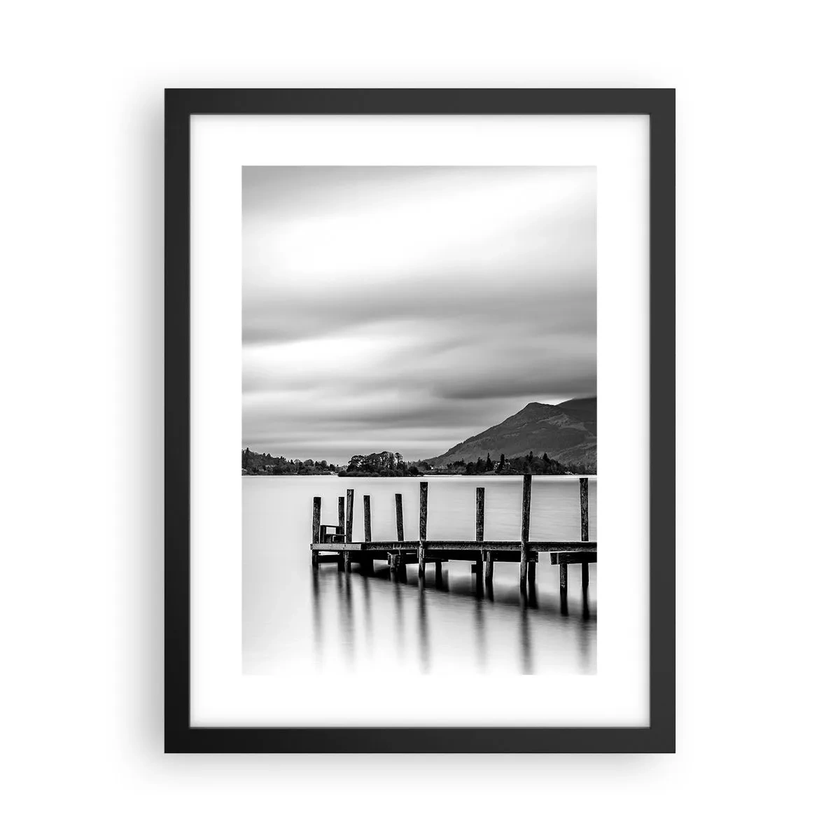 Poster in cornice nera - Mitezza e forza - 30x40 cm