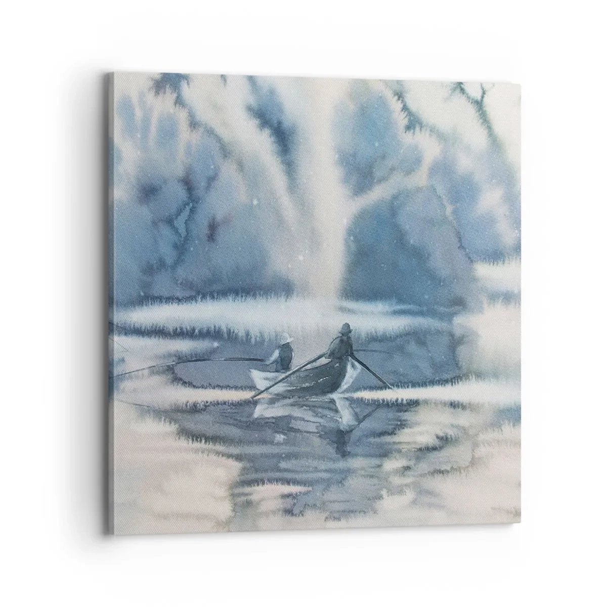 Quadro su tela - Stampe su Tela - I pescatori nel loro paradiso - 70x70 cm