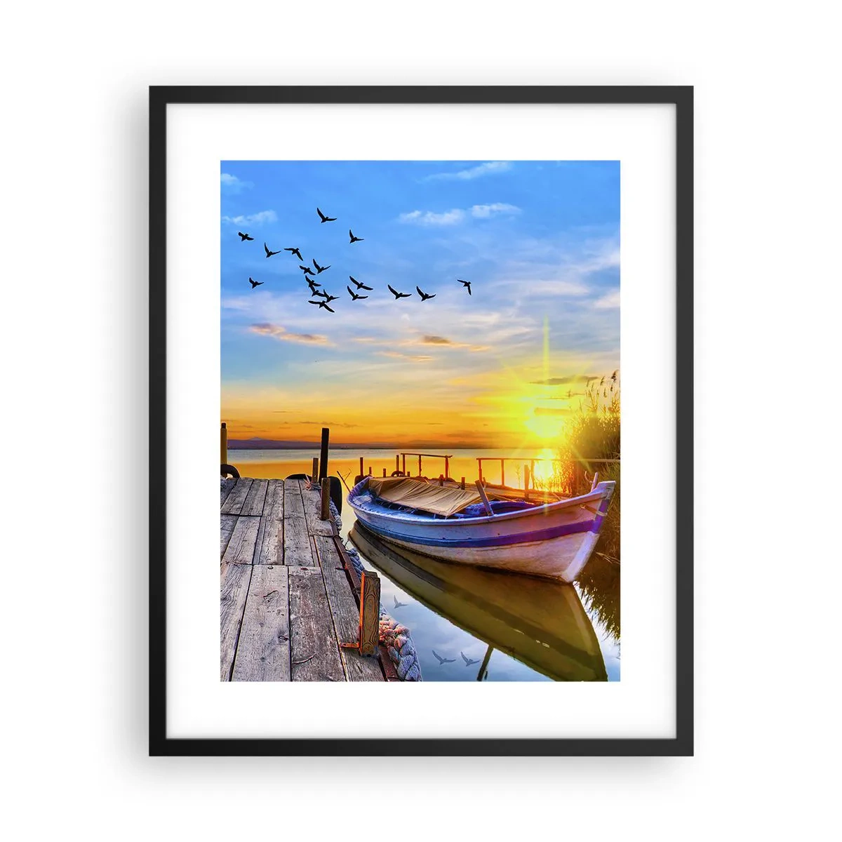 Poster in cornice nera - A domani - 40x50 cm