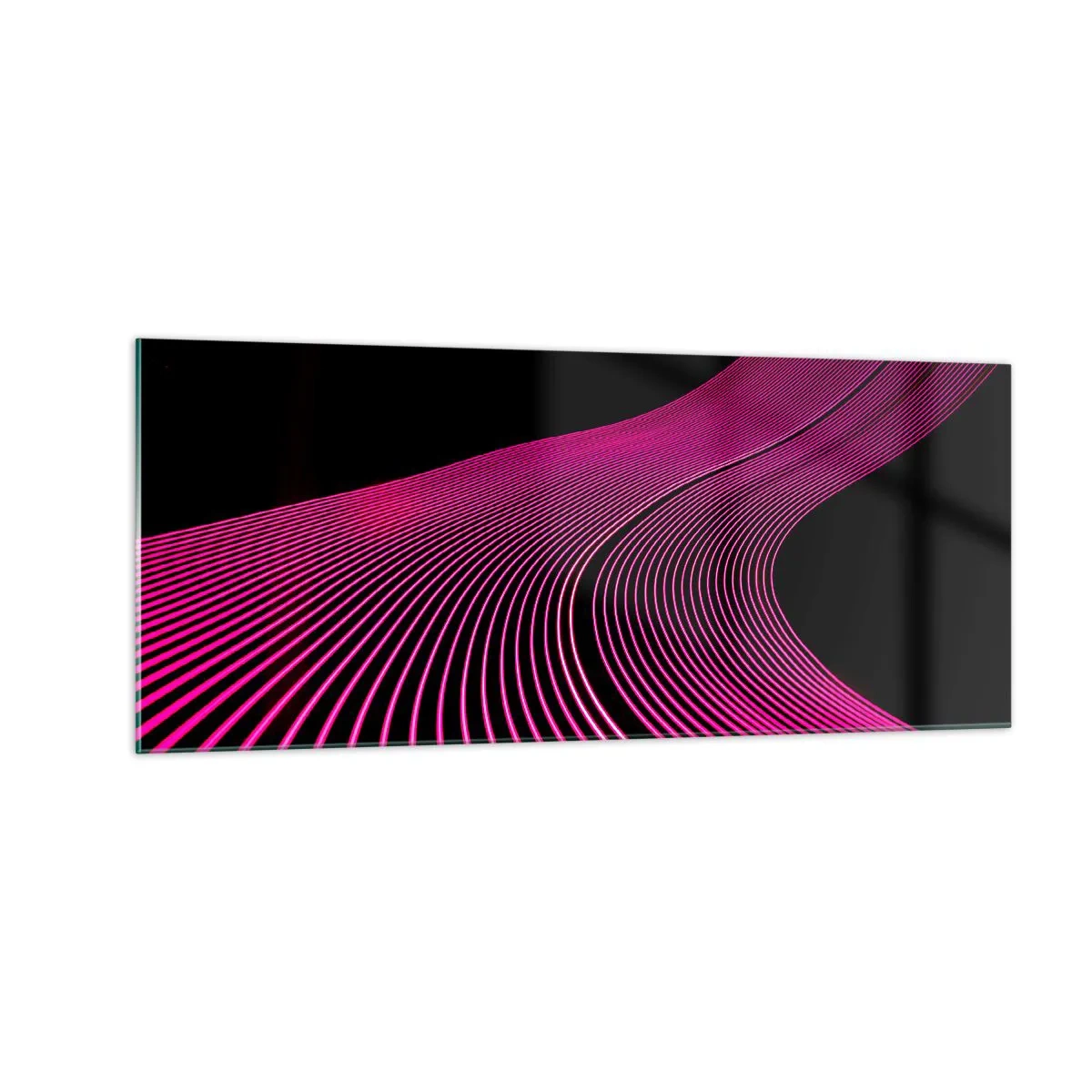 Quadro su vetro - Il viale della luce - 100x40 cm