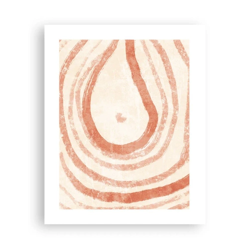Poster - Cerchi di corallo - 40x50 cm