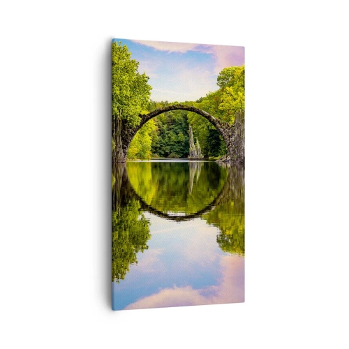 Quadro su tela - Stampe su Tela - All'incontro di due mondi - 55x100 cm