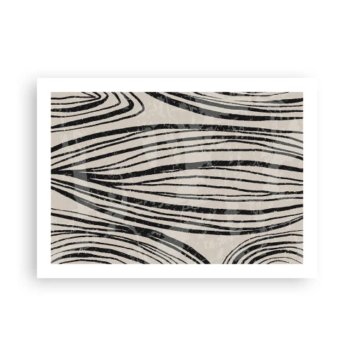 Poster - Una palude di linee - 70x50 cm
