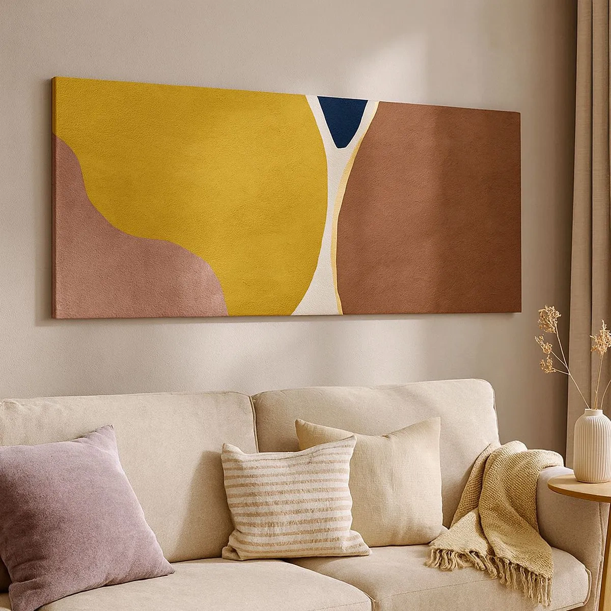 Quadro su tela - Stampe su Tela - Astrazione: un luogo nello spazio - 100x40 cm