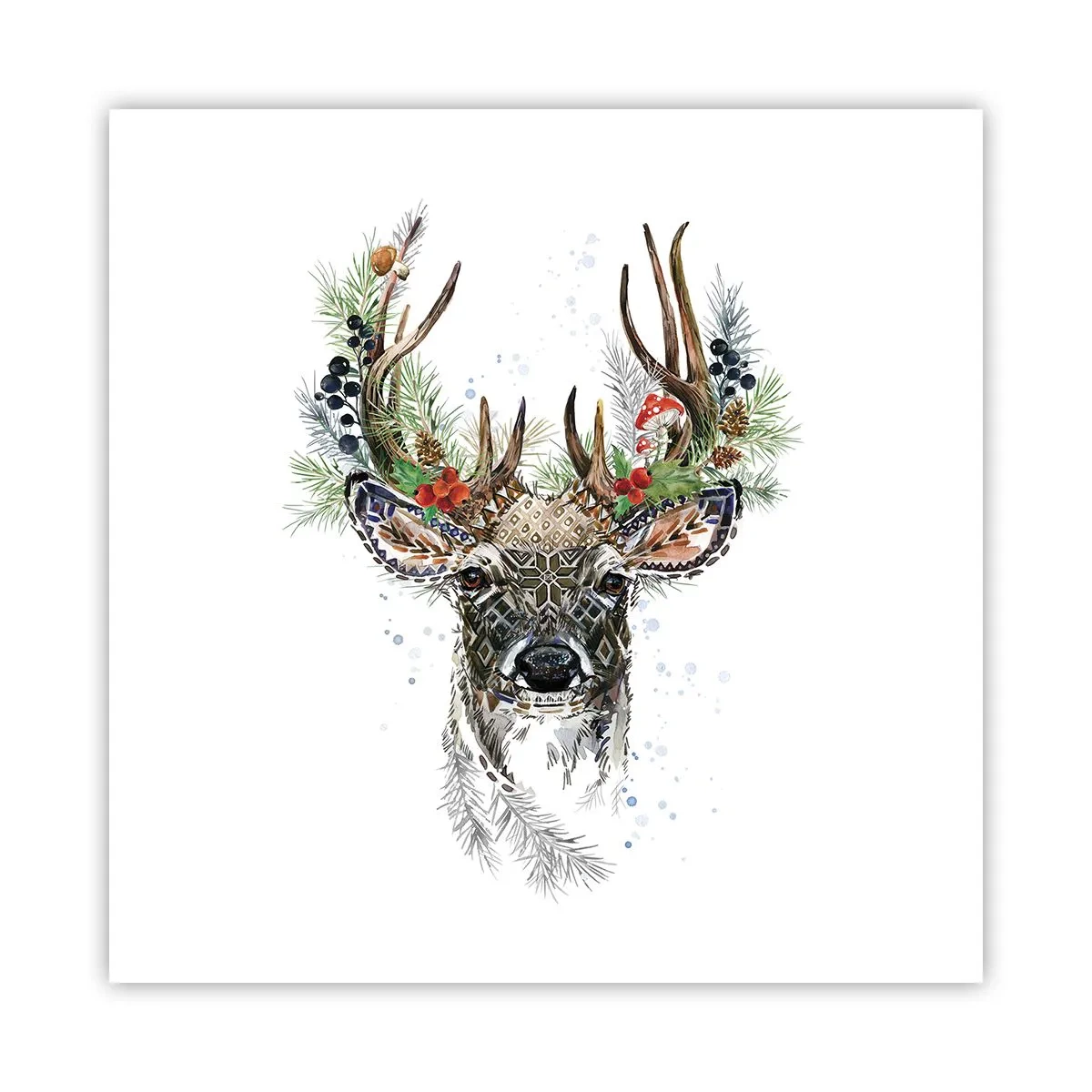 Poster - Nell'abito della festa - 50x50 cm