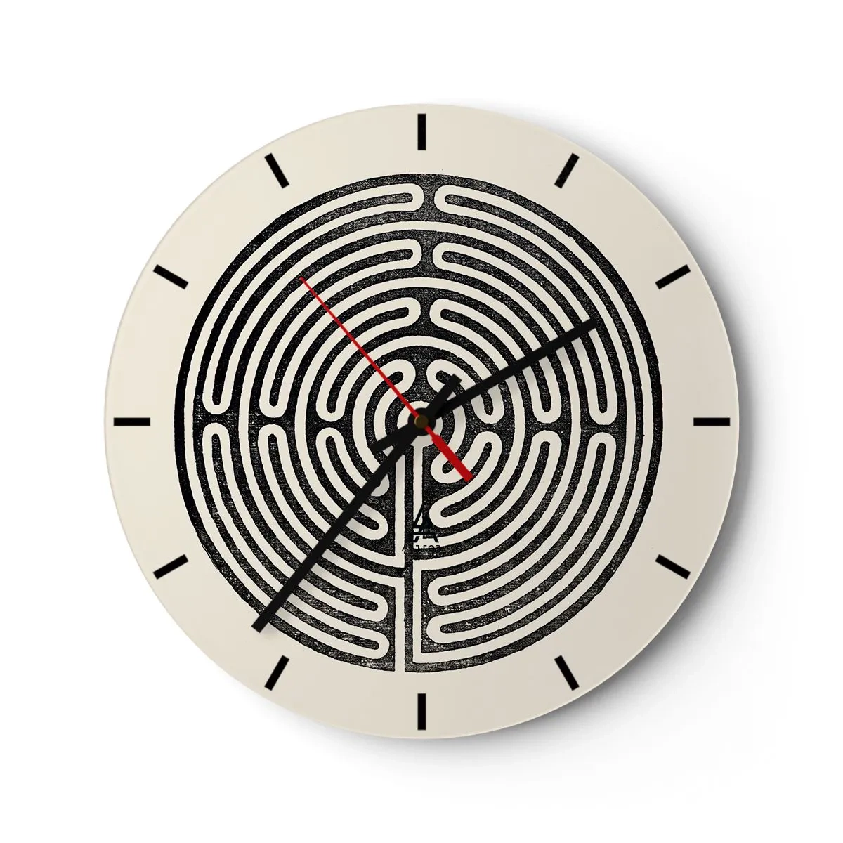 Orologio da parete - Orologio in Vetro - Ordine misterioso - 40x40 cm