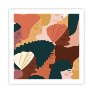 Poster - Solo femminilità - 60x60 cm