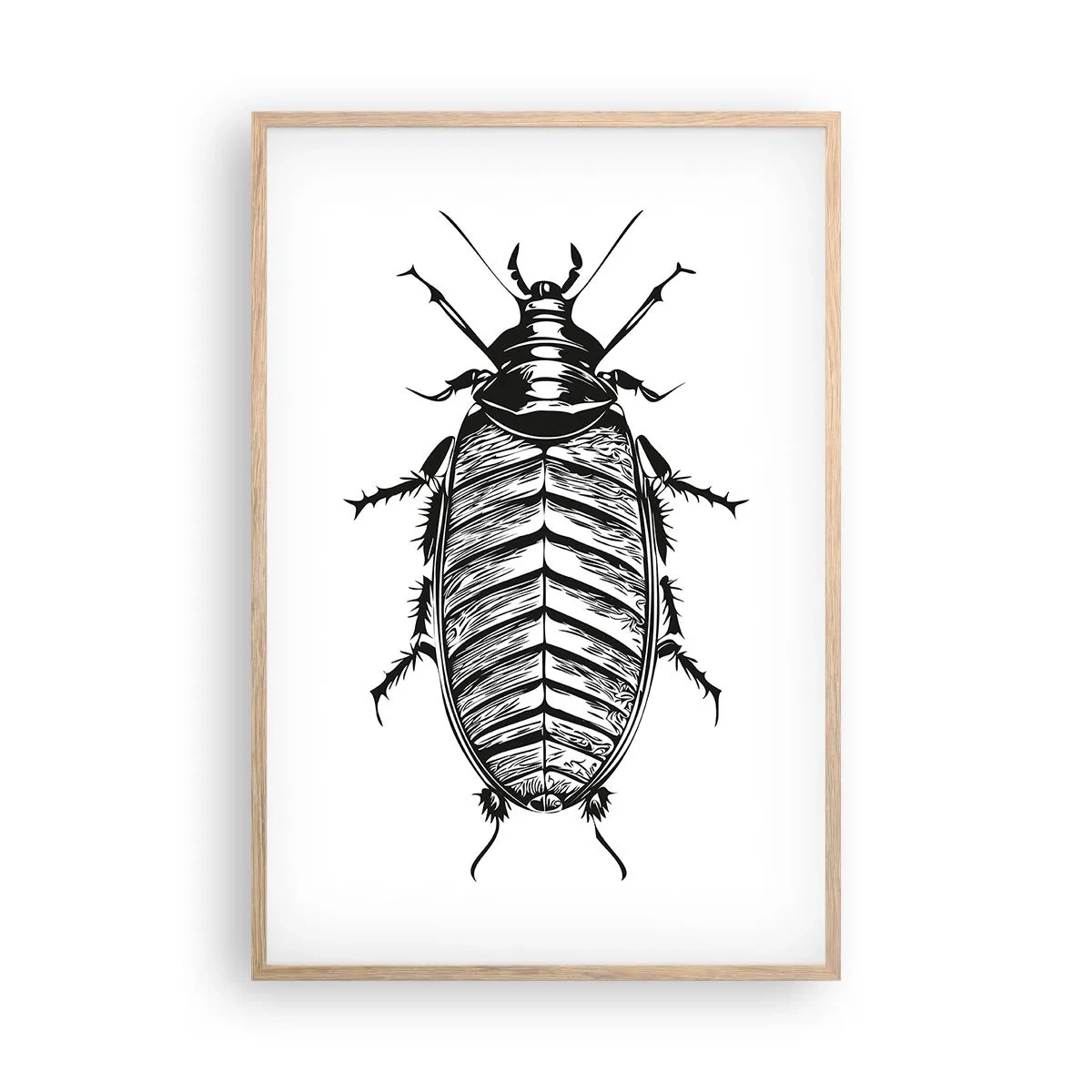 Poster in cornice rovere chiaro - Che esemplare! - 61x91 cm