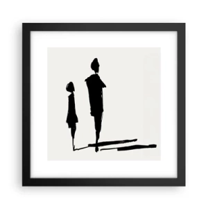 Poster in cornice nera - Sicuramente insieme? - 30x30 cm