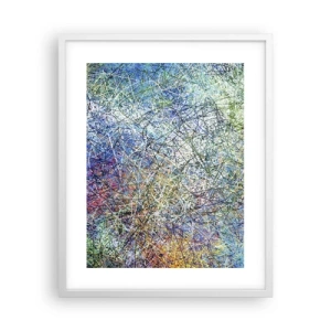 Poster in cornice bianca - Non è cosi semplice - 40x50 cm