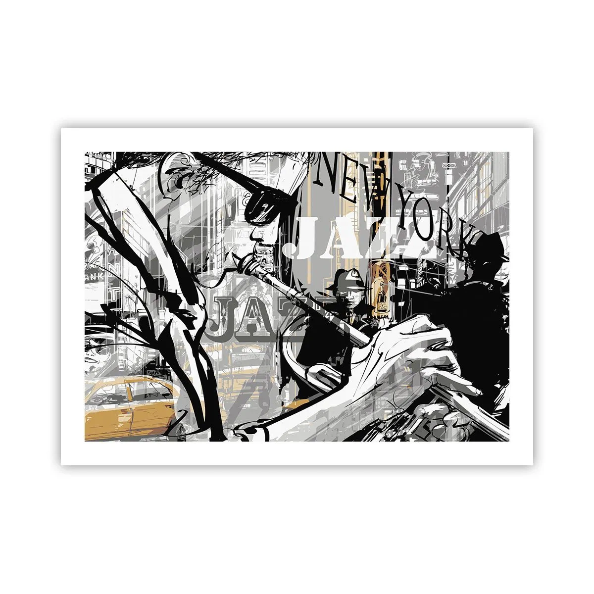 Poster - Al ritmo di New York - 70x50 cm