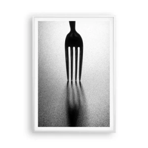 Poster in cornice bianca - Luce e ombra - 70x100 cm